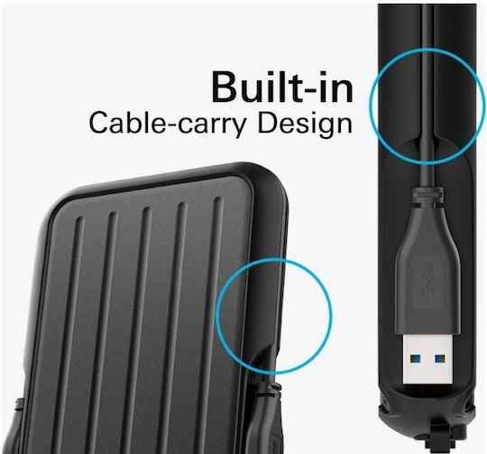 Silicon Power Armor A66 USB 3.2 External 2.5" HDD 5TB Black / Blue