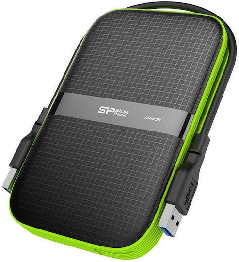 Silicon Power Armor A60 USB 3.2 Εξωτερικός HDD 5TB 2.5" Μαύρο