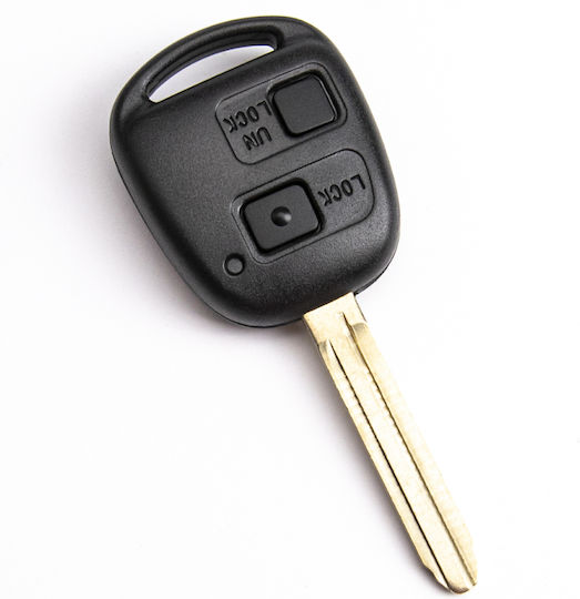Дистанционно Ключ За Кола Toyota Avensis Camry Yaris Corolla 2 Бутона
