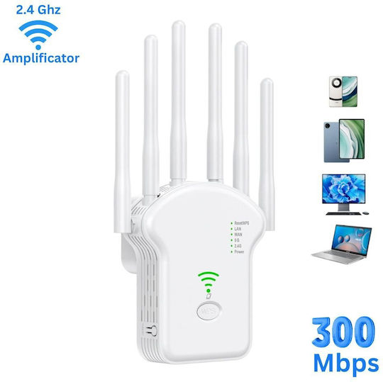 WiFi Extender Single Band (2.4GHz) 300Mbps