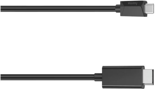 HAMA Cablu Video USB-C Masculin - DisplayPort Negru 1.5m 00200717