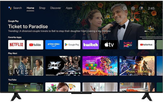 TCL Smart Fernseher 50 Zoll Volle HD QLED S59K HDR 2025 50S59K