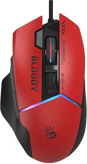 A4Tech Bloody Extra Fire W95Ultra RGB Mouse de Gaming Roșu