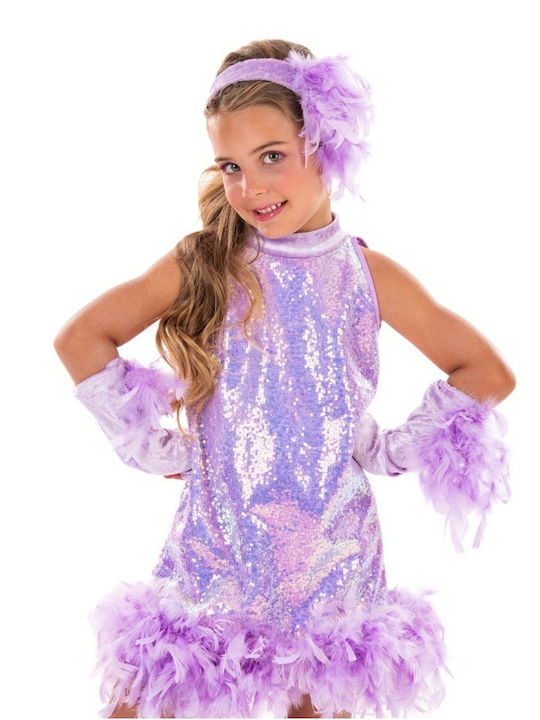 Αποκριάτικη Στολή Τσάρλεστον Lilac