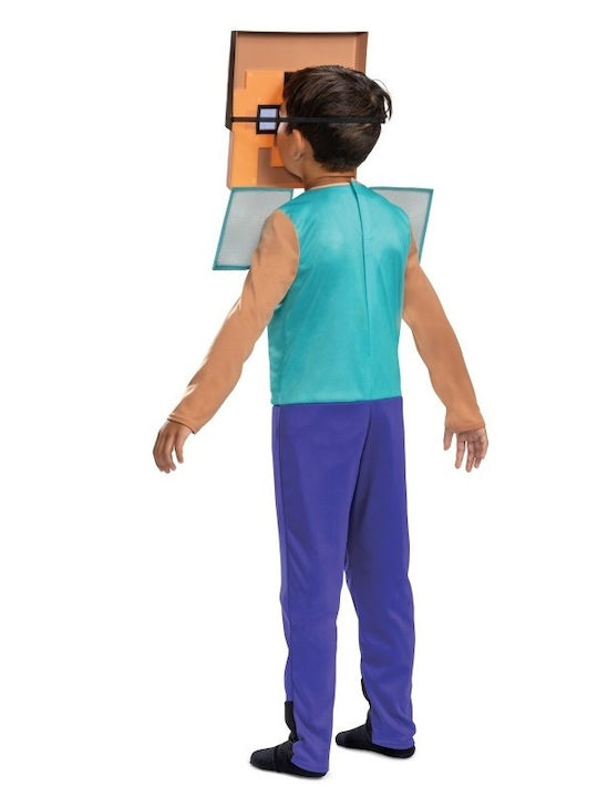 Αποκριάτικη Στολή Minecraft Steve Αποκριάτικη Στολή Minecraft Steve