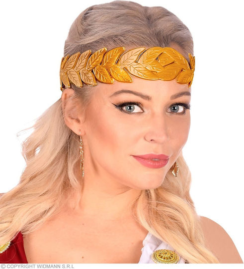 Karnevalsaccessoires Kranz Daphnis Gold Latex