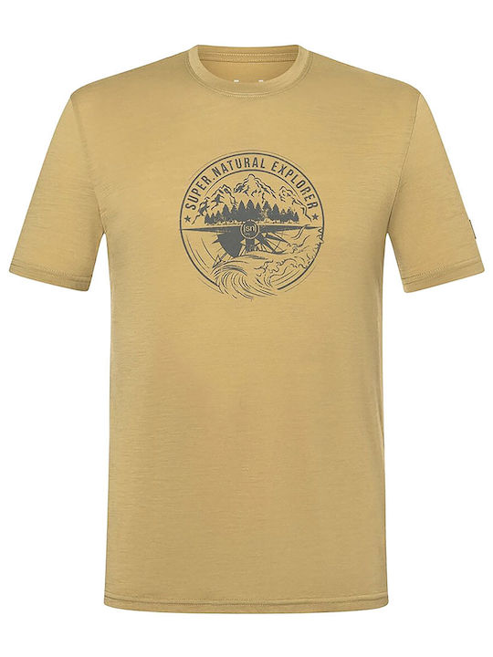 Kurzarm Herrenbluse Khaki