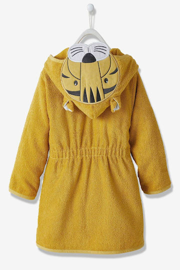 SteweHome Kids Bathrobe Yellow Hooded