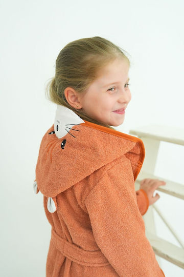 SteweHome Kids Bathrobe Red Hooded
