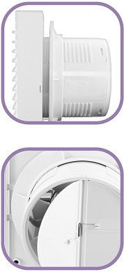 Commel Bathroom Ventilator White