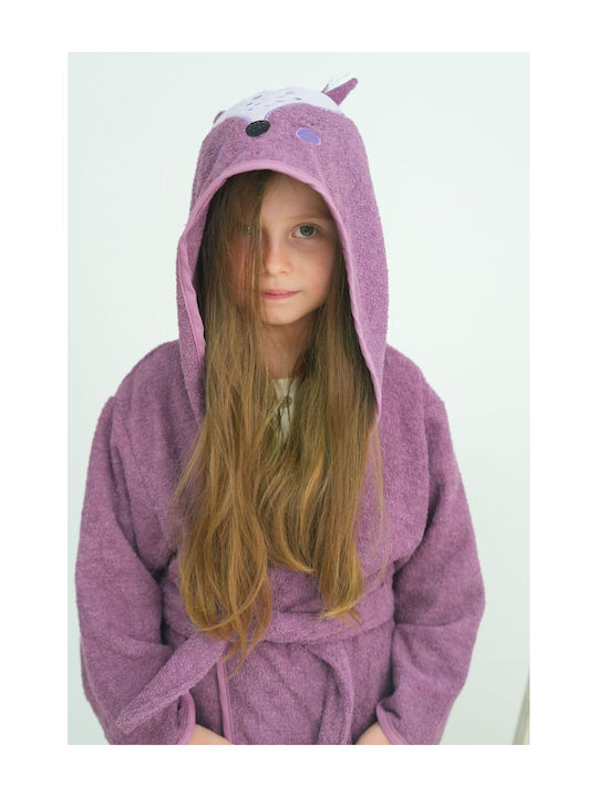 SteweHome Kids Bathrobe Cotton Hooded