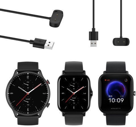 Charger for Amazfit Gtr2 / Gtr 2e / Gtr 2 Esim / T-rex Pro Black