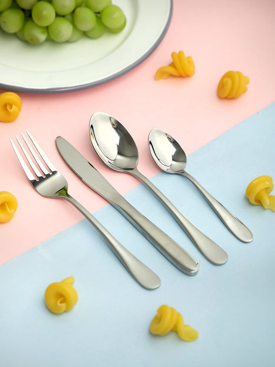 Kitchen Craft Cutlery Set Stainless Steel Silver 4 Pieces