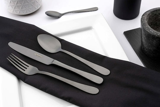 Grunwerg Besteckset Edelstahl Schwarz 16 Stück