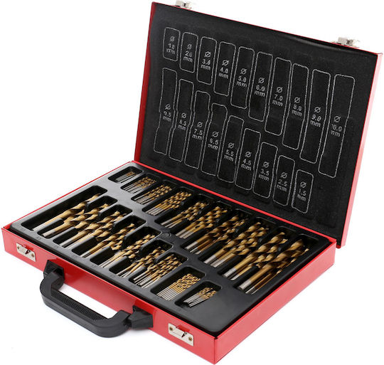 Set 170 Burghie HSS De Titan Pentru Metal