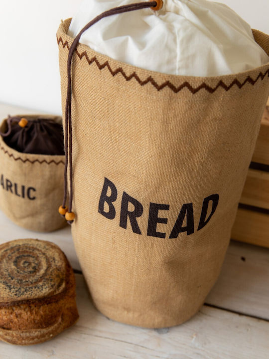 Natural Elements Stoff-Brotkasten Beiges 34x17x42cm