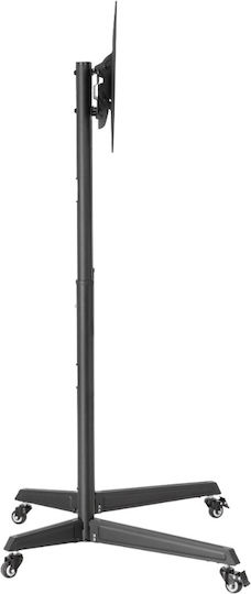 Mobile Tv Stand On Wheels Adjustable 37"-70"