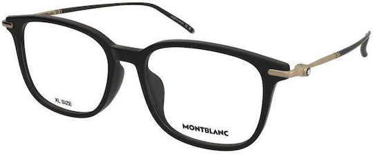 Montblanc Mb0413oa 002 Brillengestelle mit Rezept Schwarz