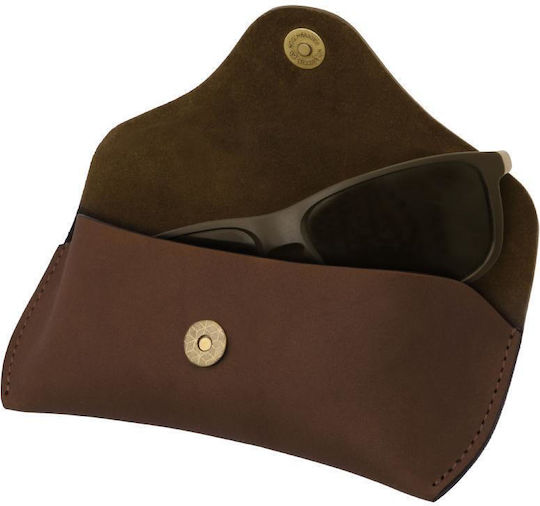 Leather Eyeglass Case Tl142571 Dark Brown