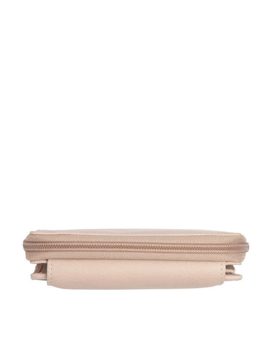 Leather Women's Wallet Beige
