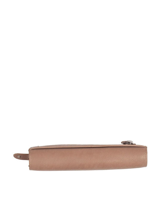 Large Leather Women's Wallet Brown
