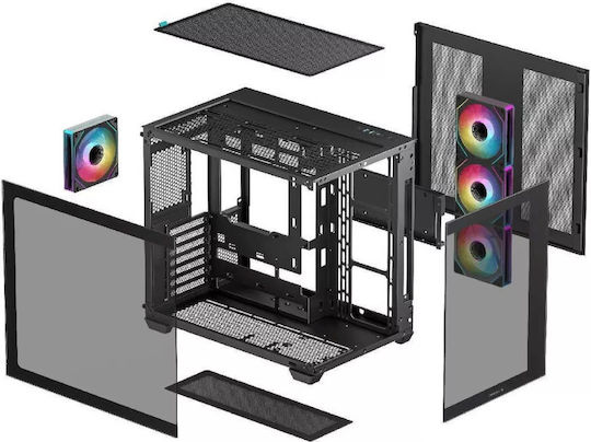 Vengeance Gamer's Choice Caliber-V8 Edition Гейминг Настолен Компютър Ryzen 7-9700X 32GB DDR5 1.0TB SSD GeForce RTX 5070 Без Операционна Система