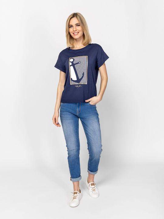 Tricou Damă Navy