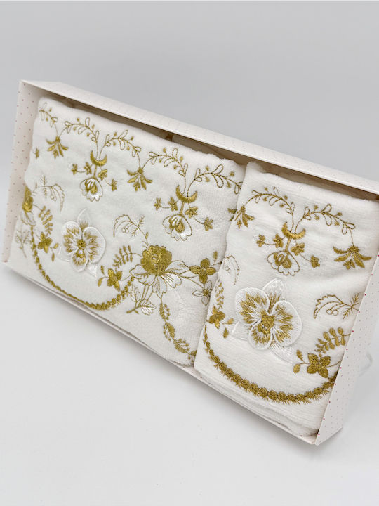 SteweHome Face Towel 50x90cm Yellow