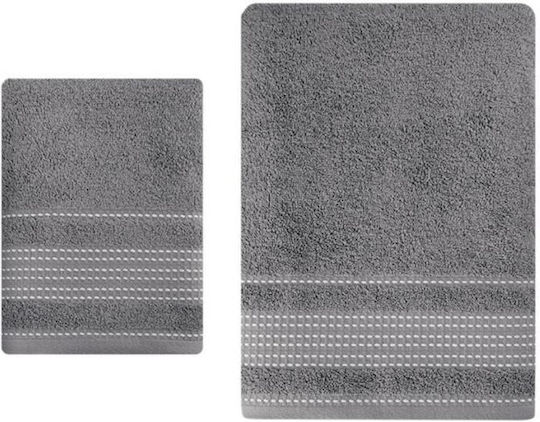 SteweHome Gesichtstuch 50x90cm Beige 2 Stück Gewicht 450g/m²