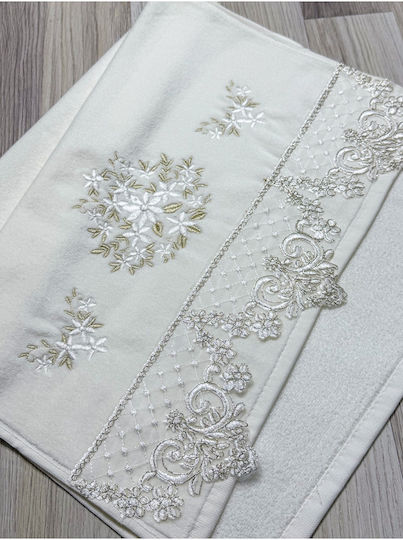 SteweHome SteweHome Badetücher Gesicht 50x90cm Beige 6 Stück