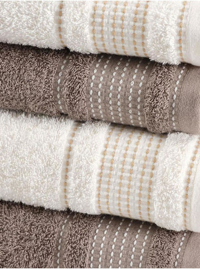 SteweHome Prosop De Corp 70x140cm 4 Bucăți Greutate 500gr/m² SteweHome Prosop De Corp 70x140cm 4 Bucăți Greutate 500gr/m²