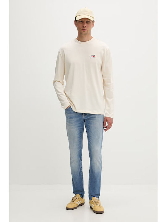 TJM Herrenbluse Langarm Cremé