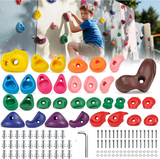 Kletterwand Mehrfarbig