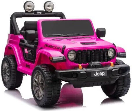 Wrangler Rubicon Διθέσιο με Τηλεκοντρόλ Licensed 24 Volt Ροζ