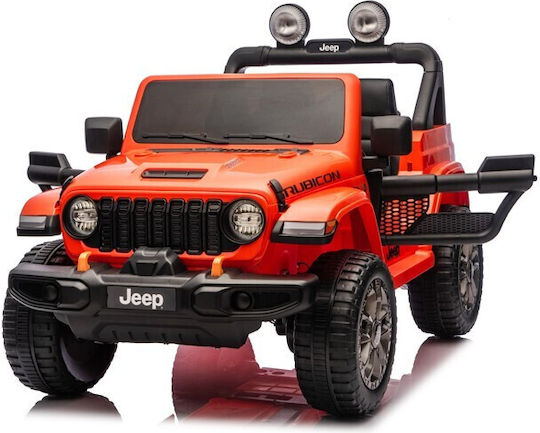 Wrangler Rubicon Διθέσιο με Τηλεκοντρόλ Licensed 24 Volt Πορτοκαλί