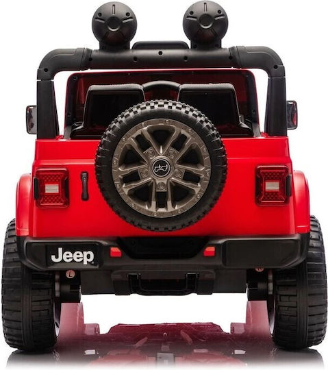 Wrangler Rubicon Două Locuri cu Telecomandă Licențiat 24 Volt Roșu