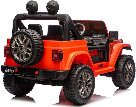 Wrangler Rubicon Διθέσιο με Τηλεκοντρόλ Licensed 24 Volt Πορτοκαλί