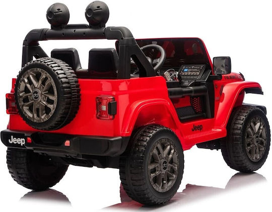 Wrangler Rubicon Două Locuri cu Telecomandă Licențiat 24 Volt Roșu