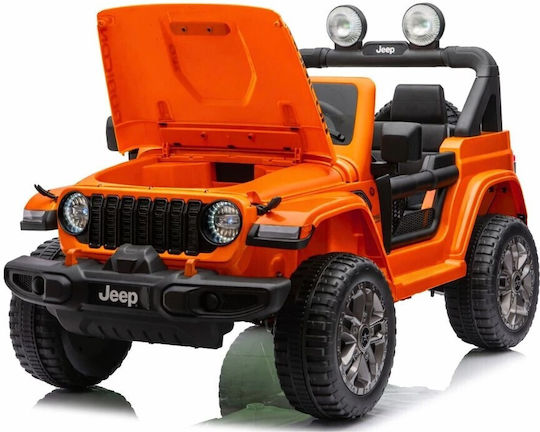 Wrangler Rubicon Διθέσιο με Τηλεκοντρόλ Licensed 24 Volt Πορτοκαλί
