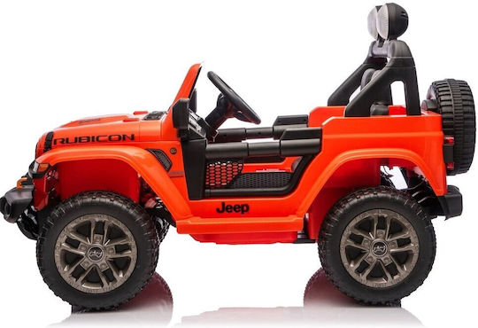 Wrangler Rubicon Διθέσιο με Τηλεκοντρόλ Licensed 24 Volt Πορτοκαλί