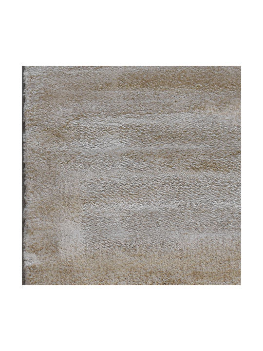 Frieze Abstract Living Room Rug Rectangular Beige 80x120cm