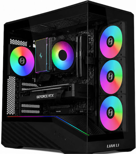Vengeance Gamer's Choice Fellow-V8 Gaming Desktop PC Ryzen 7-5700/32GB DDR4/1.0TB SSD/GeForce RTX 5060/Kein Betriebssystem mit Tastatur International English und Monitor LG UltraGear 27G411A-B