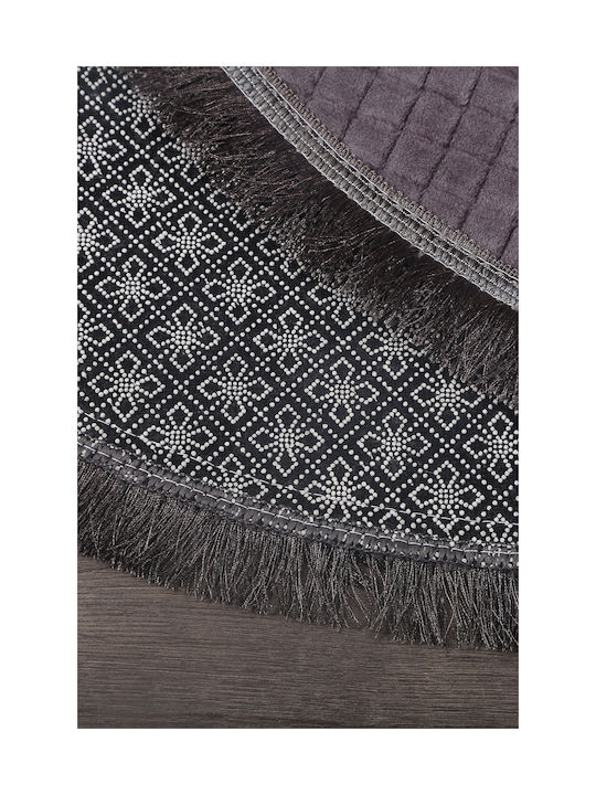SteweHome Non-slip Rectangular Rug Anthracite 100x100cm