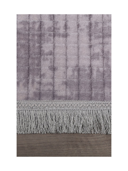 SteweHome Non-Slip Gray Runner Rug 80x230cm