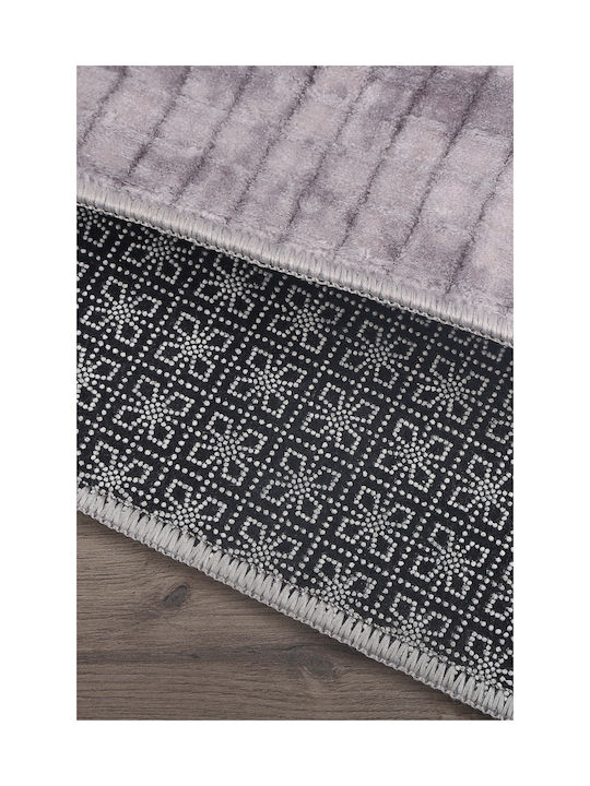 SteweHome Αντιολισθητικό Χαλί Διάδρομος Γκρι 80x150cm