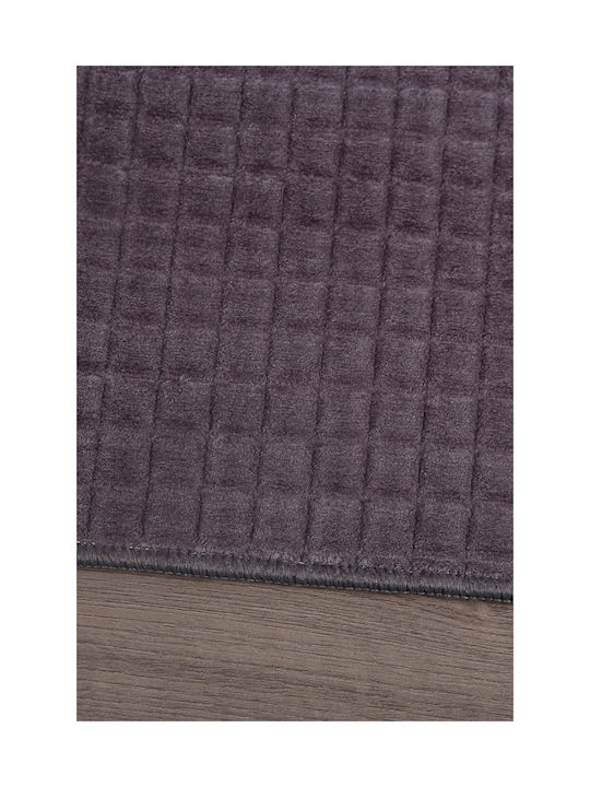 SteweHome Non-Slip Gray Runner Rug 80x200cm