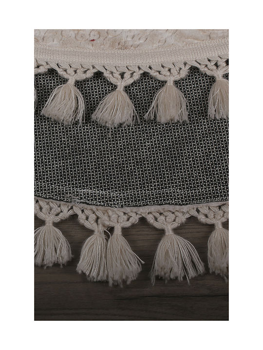 SteweHome Χαλί Αντιολισθητικό Φ120cm Μπεζ