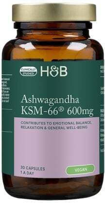 Holland & Barrett Ашваганда KSM-66 600 мг 30 капсули
