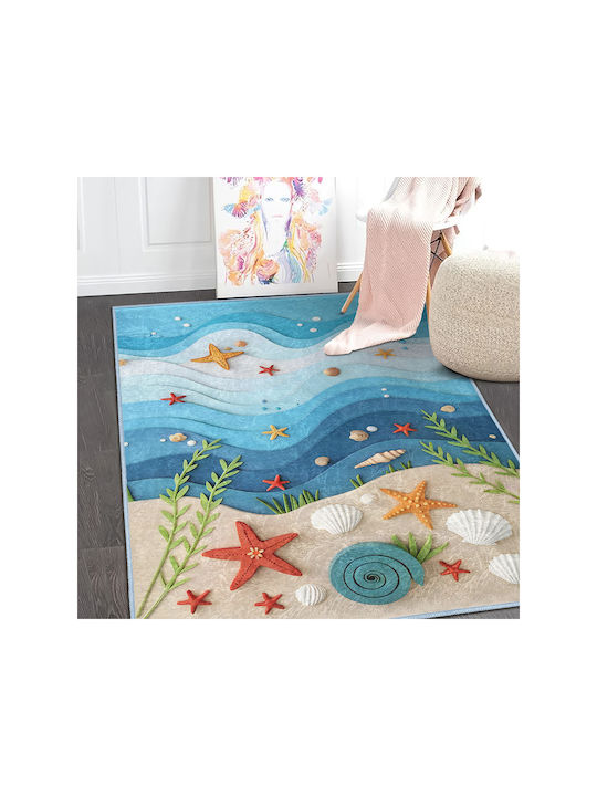 SteweHome Kids Rug Orange 120x120cm Thickness 60mm