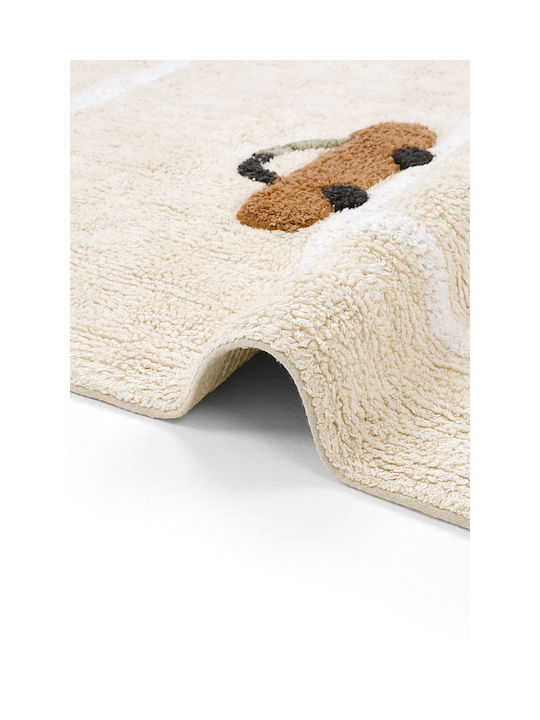 SteweHome Kids Cotton Blue Rug 120x180cm Thickness 100mm